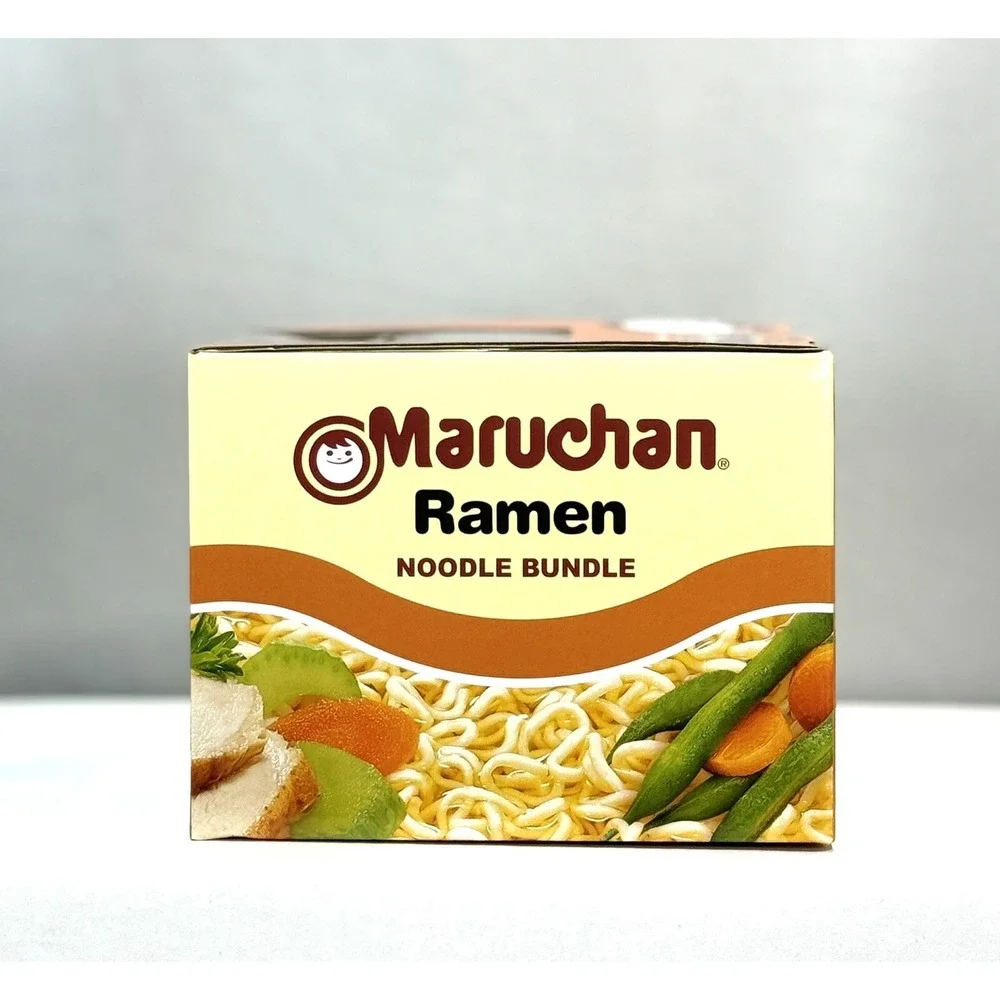 Maruchan Ramen Bowl Bundle W/ Spoon, Chopsticks, & Winky Face Chopsticks Holder